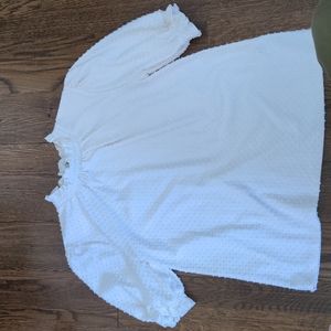 J. Crew White Blouse